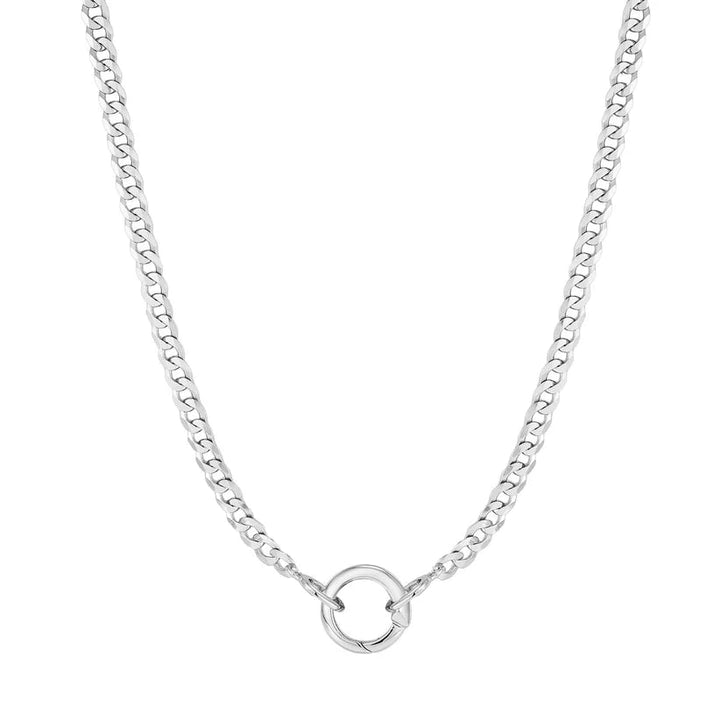 Ania Haie Silver Curb Chain Charm Connector Necklace N052 - 02HAnia HaieN052 - 02H