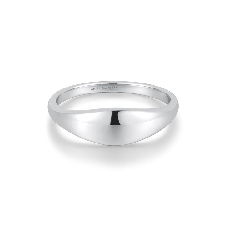 Ania Haie Silver Dome Plain Ring R058 - 05HAnia HaieR058 - 05H - 52