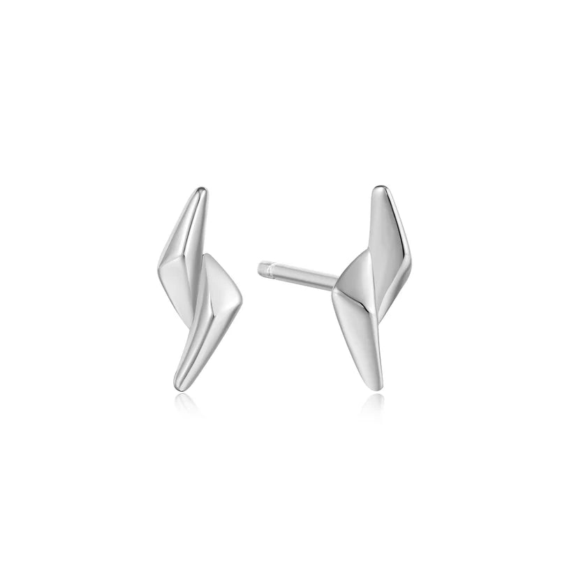 Ania Haie Silver Double Spike Stud Earrings E051 - 02HAnia HaieE051 - 02H