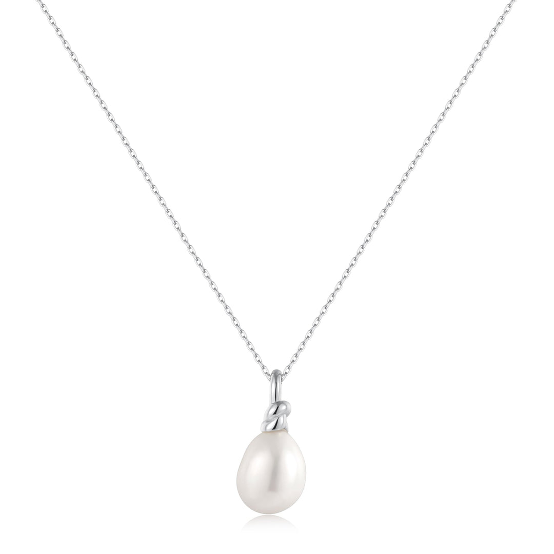 Ania Haie Silver Freshwater Pearl Pendant Necklace N058 - 02HAnia HaieN058 - 02H