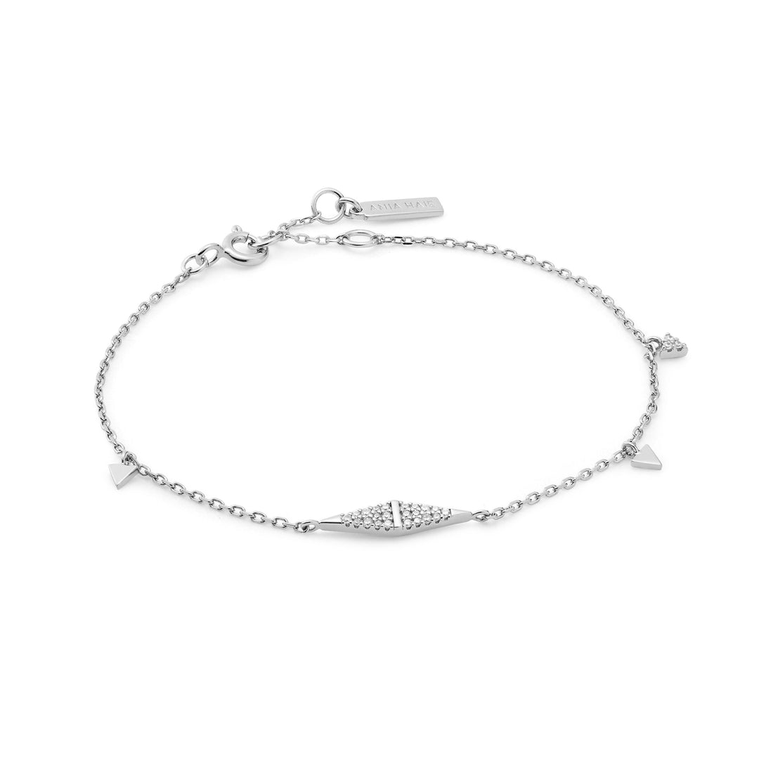 Ania Haie Silver Geometric Chain Bracelet B053 - 02HAnia HaieB053 - 02H