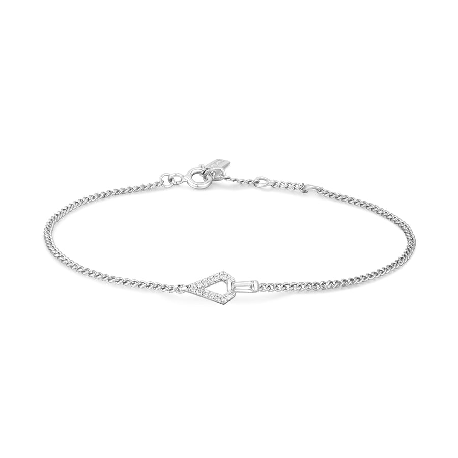 Ania Haie Silver Geometric Cubic Zirconia Bracelet B059 - 02HAnia HaieB059 - 02H