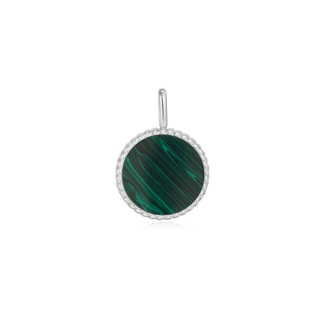 Ania Haie Silver Heart Enamel Malachite Charm NC055 - 09HAnia HaieNC055 - 09H