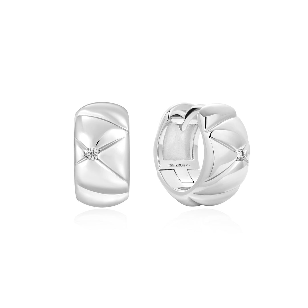 Ania Haie Silver Kiss Hoops E057 - 05HAnia HaieE057 - 05H