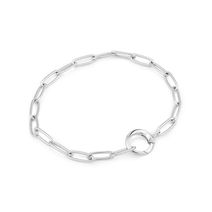 Ania Haie Silver Link Charm Chain Connector Bracelet B048 - 01HAnia HaieB048 - 01H