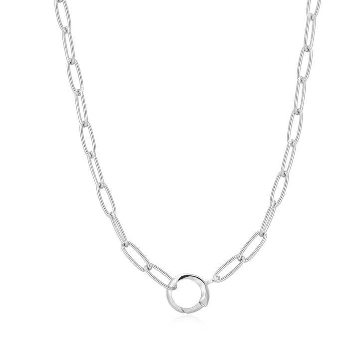 Ania Haie Silver Link Charm Chain Connector Necklace N048 - 05HAnia HaieN048 - 05H