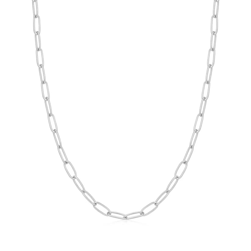 Ania Haie Silver Link Charm Chain Necklace N048 - 02HAnia HaieN048 - 02H