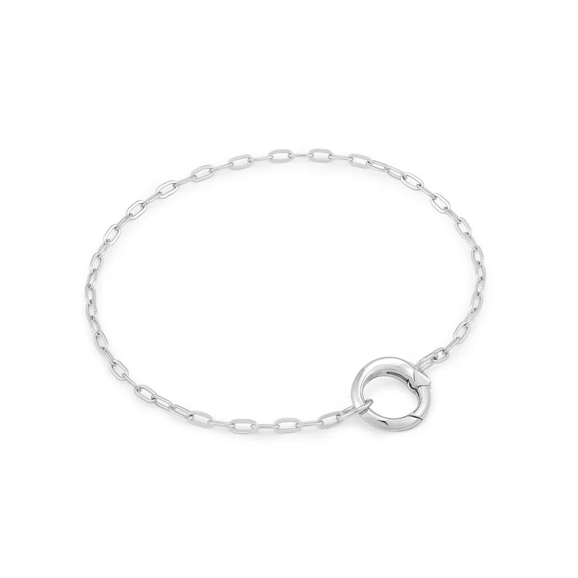 Ania Haie Silver Mini Link Charm Chain Connector Bracelet B048 - 02HAnia HaieB048 - 02H