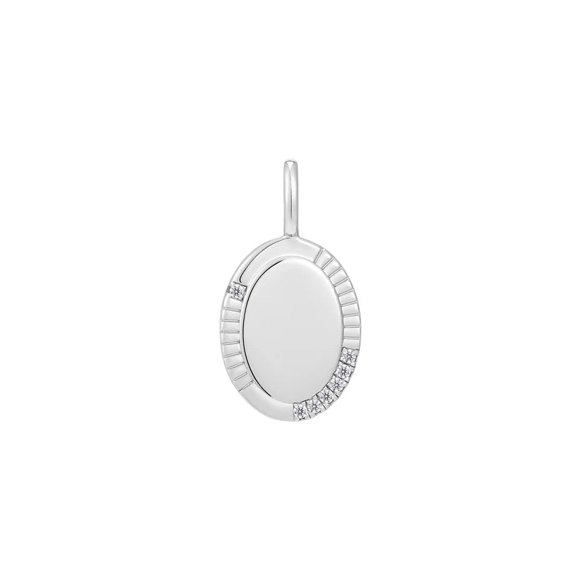 Ania Haie Silver Oval Charm NC048 - 16HAnia HaieNC048 - 16H