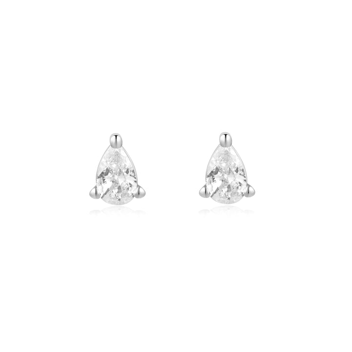 Ania Haie Silver Pear Studs E056 - 01HAnia HaieE056 - 01H