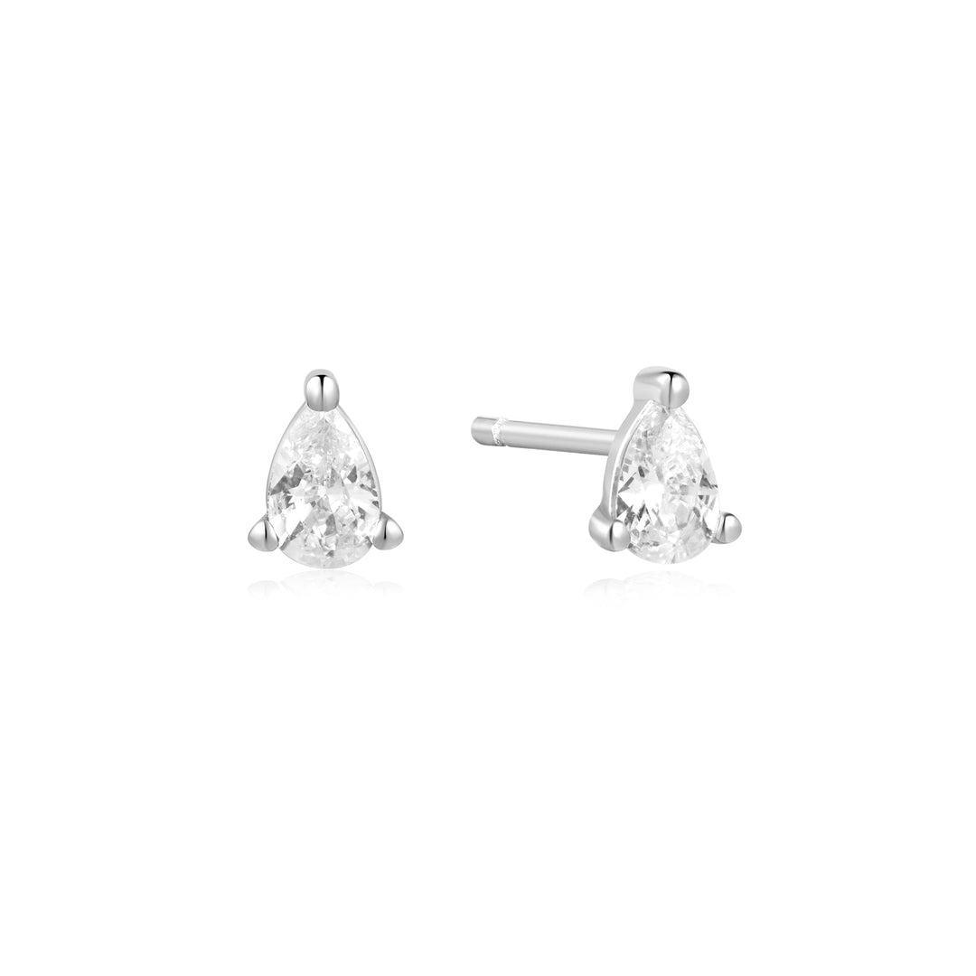 Ania Haie Silver Pear Studs E056 - 01HAnia HaieE056 - 01H