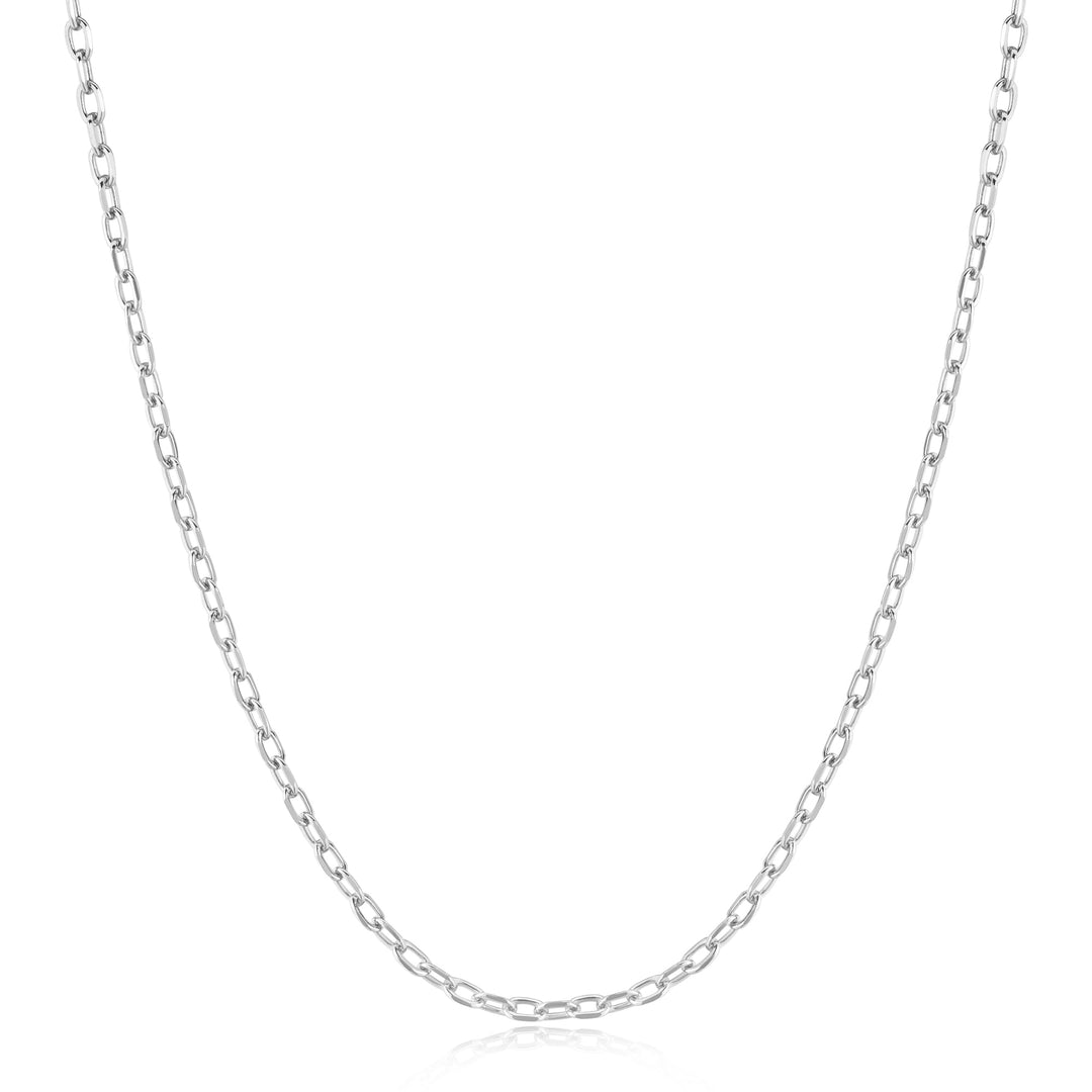 Ania Haie Silver Rectangle Link Chain Necklace N060 - 03HAnia HaieN060 - 03H