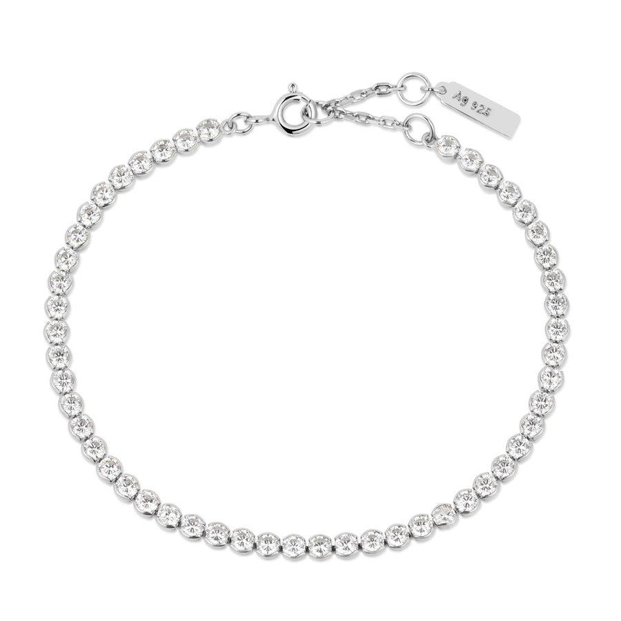 Ania Haie Silver Row Bezel Set Bracelet B058 - 06HAnia HaieB058 - 06H