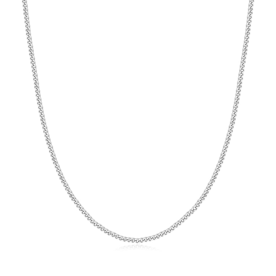 Ania Haie Silver Shiny Curb Necklace N059 - 07HAnia HaieN059 - 07H