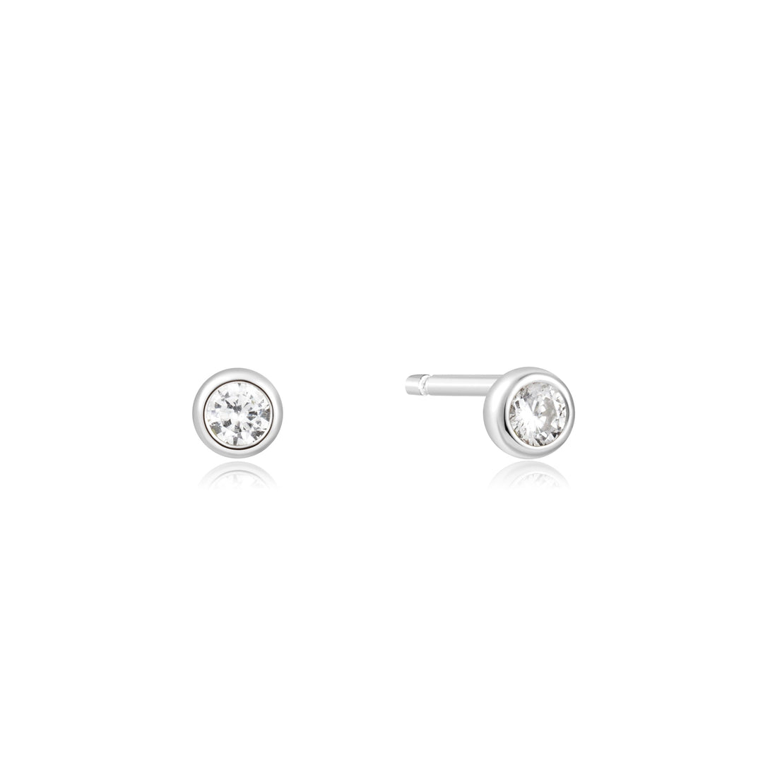 Ania Haie Silver Solitaire Cubic Zirconia Studs E059 - 03HAnia HaieE059 - 03H