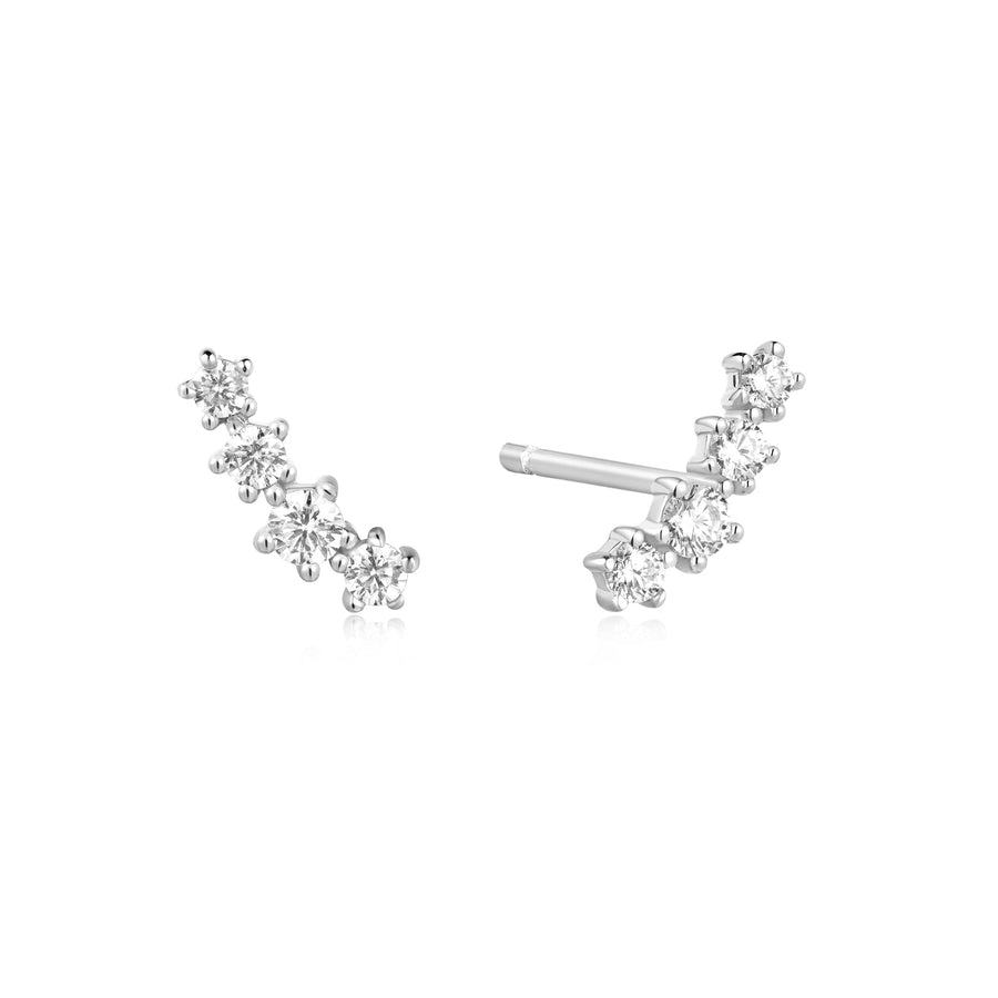 Ania Haie Silver Sparkle Climber Studs E056 - 02HAnia HaieE056 - 02H