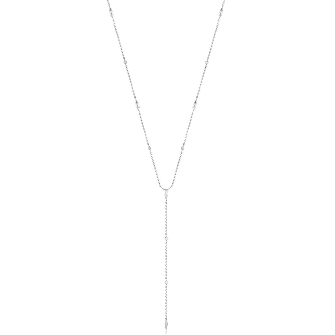 Ania Haie Silver Sparkle Point Y Necklace N053 - 05HAnia HaieN053 - 05H