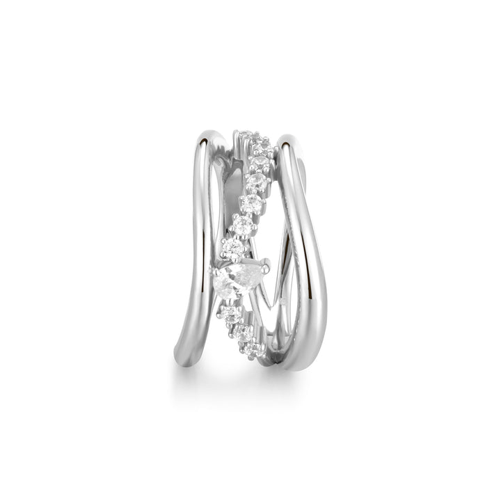 Ania Haie Silver Sparkle Ring R056 - 02HAnia HaieR056 - 02H - 54