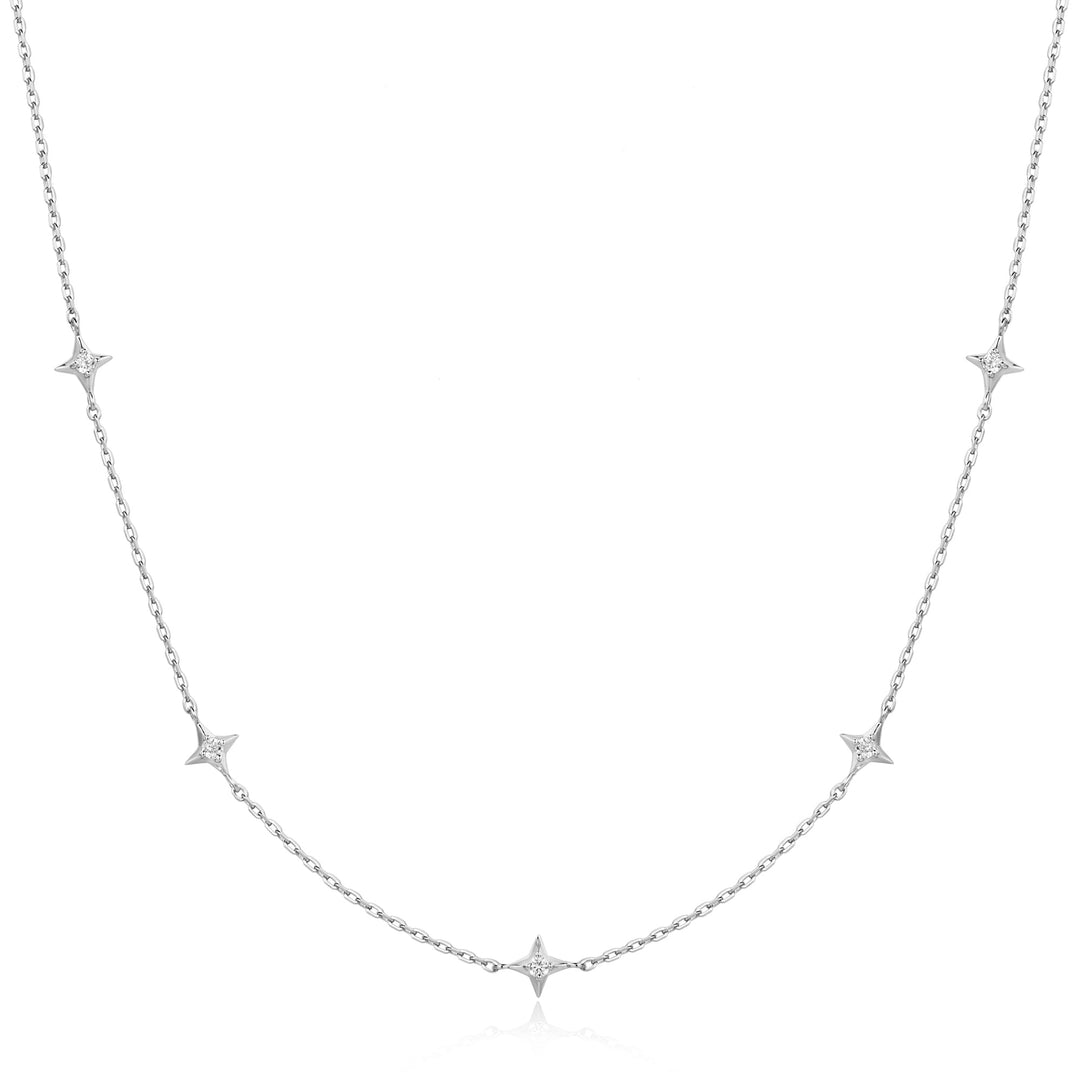 Ania Haie Silver Stars Station Necklace N061 - 04HAnia HaieN061 - 04H