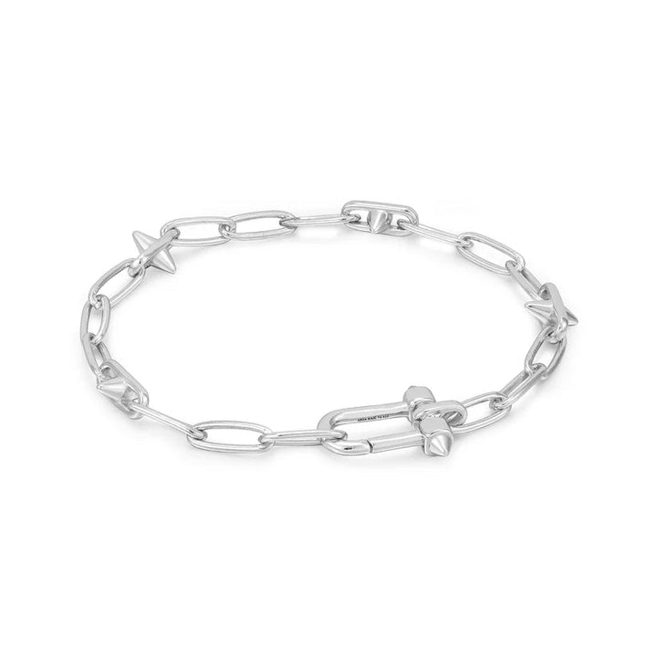 Ania Haie Silver Stud Link Charm Bracelet B048 - 03HAnia HaieB048 - 03H