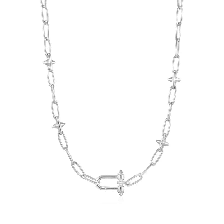 Ania Haie Silver Stud Link Charm Necklace N048 - 06HAnia HaieN048 - 06H