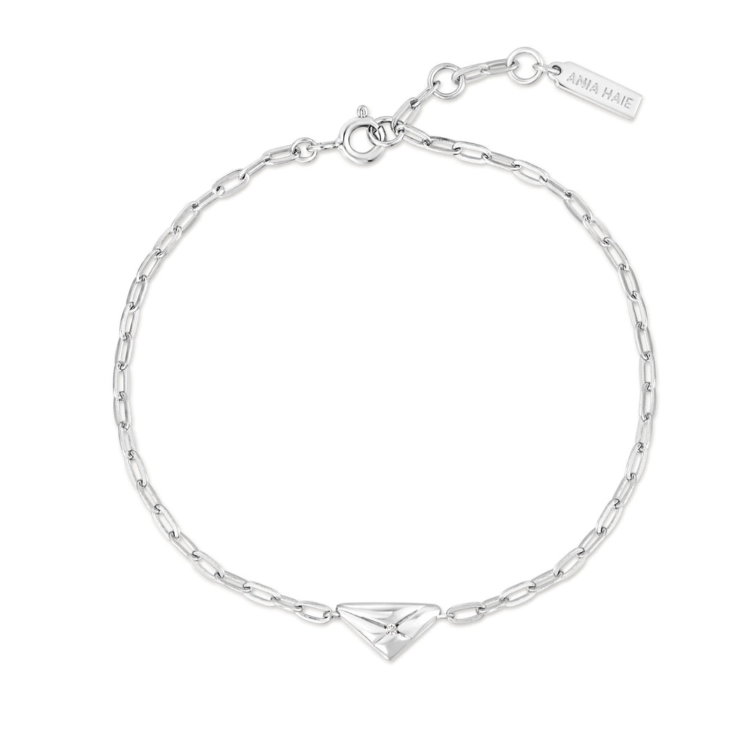 Ania Haie Silver Triangle Kiss Bracelet B059 - 01HAnia HaieB059 - 01H