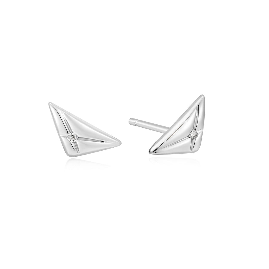 Ania Haie Silver Triangle Kiss Studs E059 - 05HAnia HaieE059 - 05H