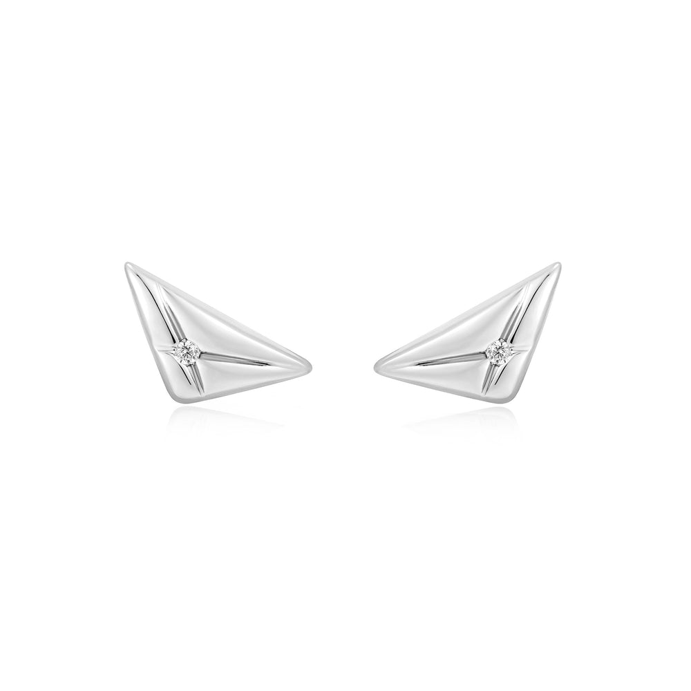 Ania Haie Silver Triangle Kiss Studs E059 - 05HAnia HaieE059 - 05H