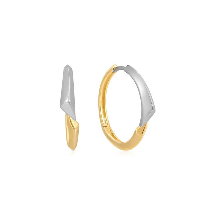 Ania Haie Two Tone Arrow Hoop Earrings E049 - 05TAnia HaieE049 - 05T