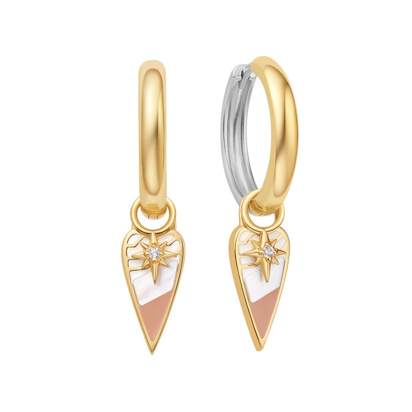 Ania Haie Two Tone Hoop Earrings E048 - 01TAnia HaieE048 - 01T