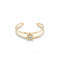 Anima 18k Gold - Plated Rigid Central White Zirconia Bangle PUL2432BLNOROUNOde50PUL2432BLNORO