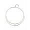 Anima Double Silver Plated Rigid White Zirconia Necklace COL1914BLNMTLUNOde50COL1914BLNMTL