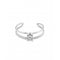 Anima Silver Plated Rigid Central White Zirconia Bangle PUL2432BLNMTLUNOde50PUL2432BLNMTL