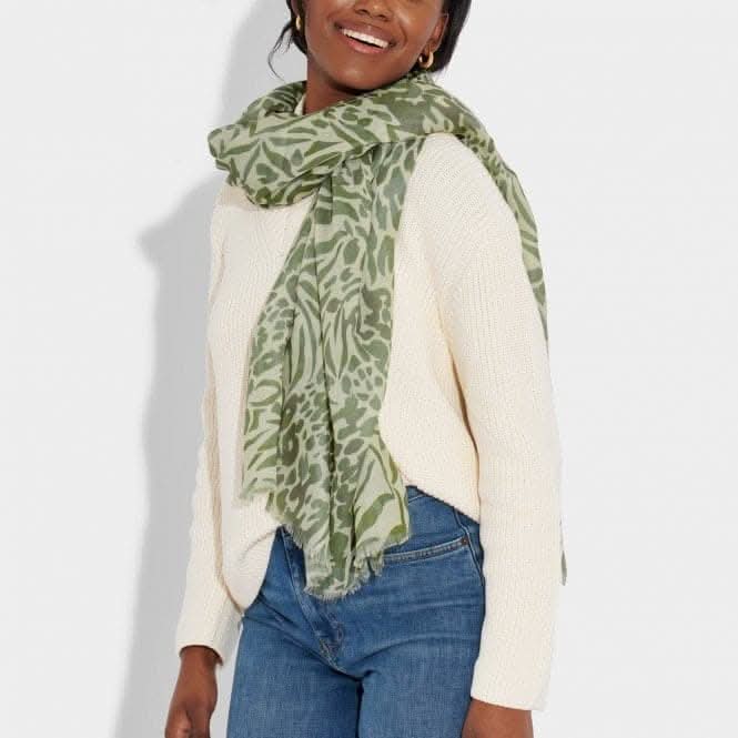 Animal Printed Scarf KLS496Katie LoxtonKLS496
