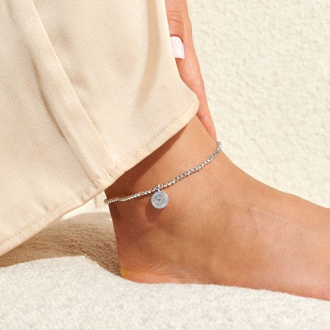 Anklet Coin Silver Plated Anklet 23cm Stretch Anklet 6947Joma Jewellery6947