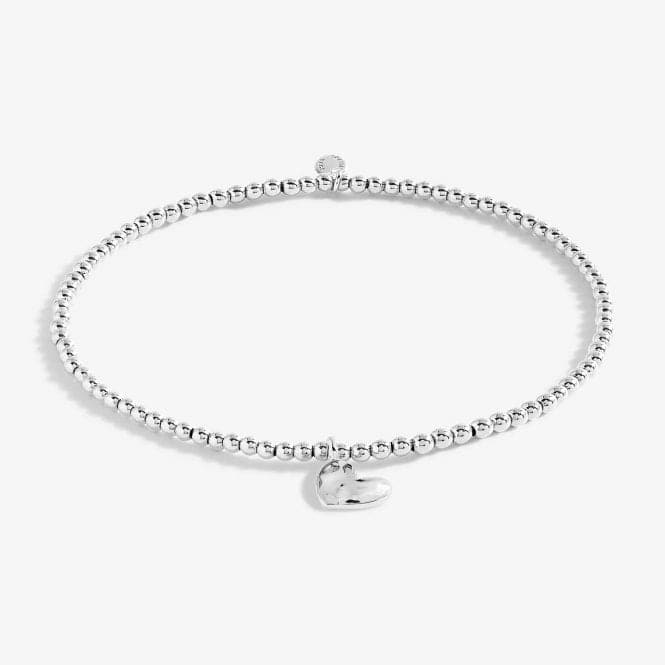 Anklet Silver Hammered Heart 5618Joma Jewellery5618