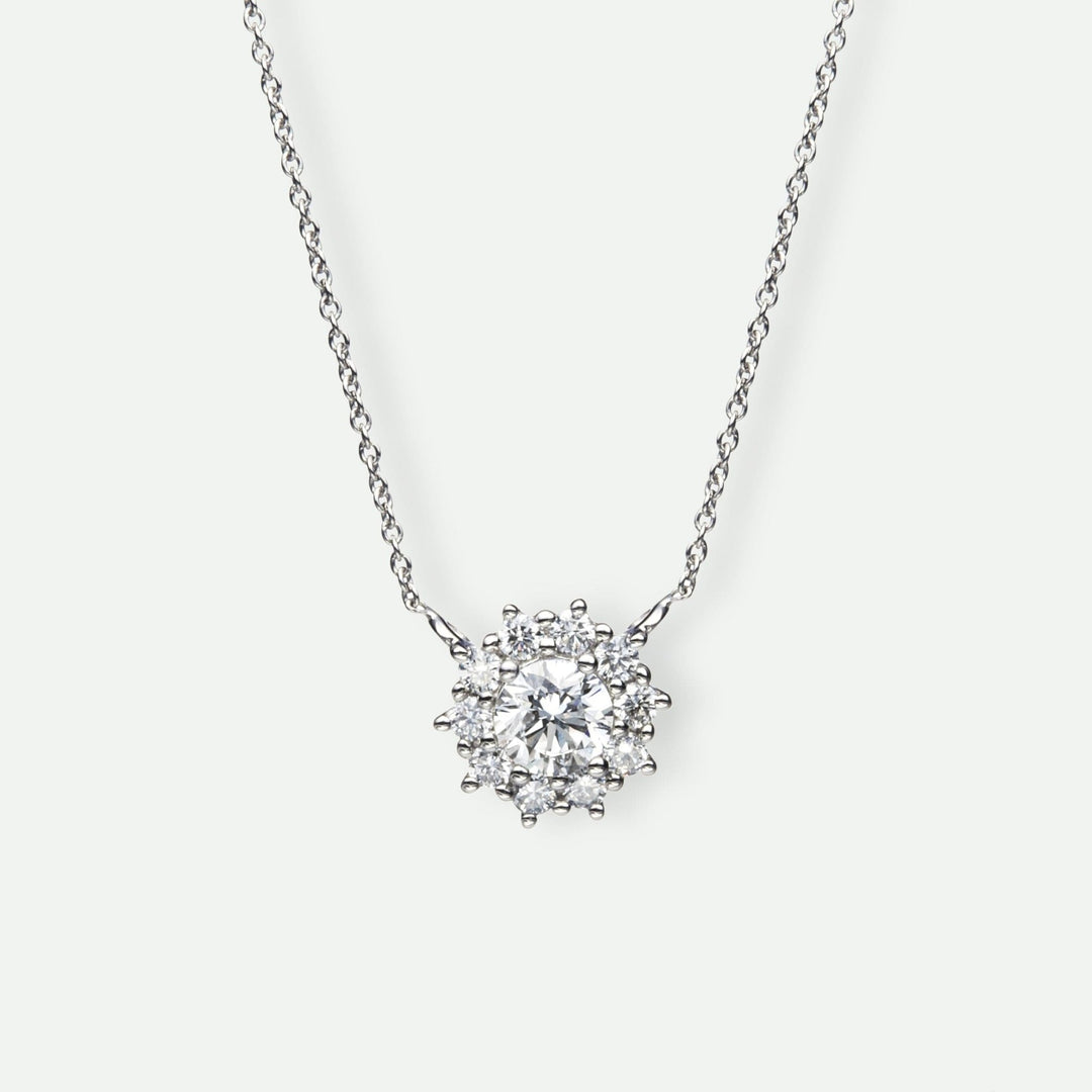 Anya | 9ct White Gold 0.36ct tw Lab Grown Diamond Cluster PendantCreated BrillianceBA0072567