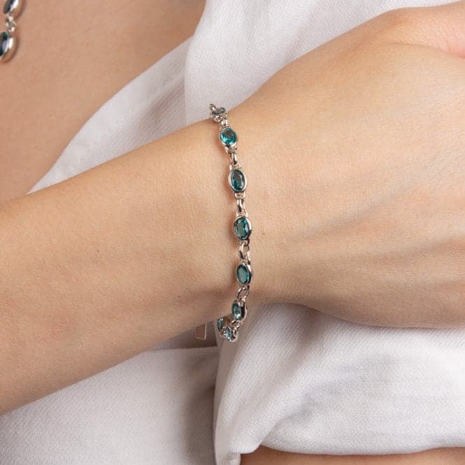 Aqua Nano Crystal Bracelet B5383TFiorelli SilverB5383T