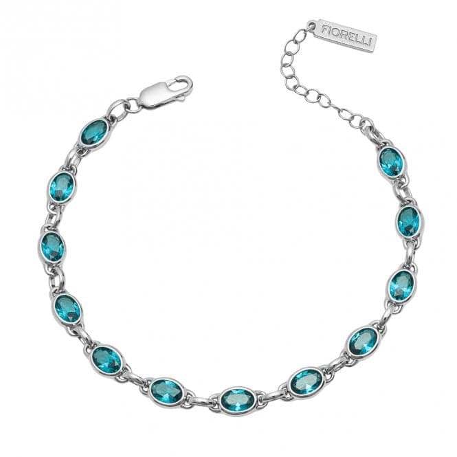 Aqua Nano Crystal Bracelet B5383TFiorelli SilverB5383T