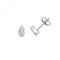 Aquamarine Earring Stud Pear Earrings ED403WAQGemstones JewelleryED403WAQ