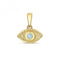 Aquamarine Eye Pendant PD262AQGemstones JewelleryPD262AQ
