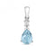 Aquamarine Pear Pendant PD237WAQGemstones JewelleryPD237WAQ