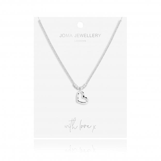 Arabella Hammered Heart Long Wrap Necklace 4877Joma Jewellery4877