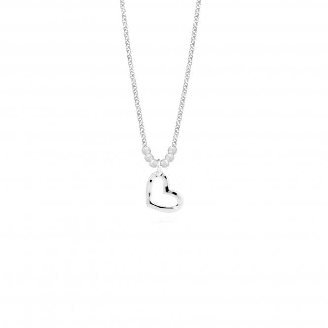 Arabella Hammered Heart Long Wrap Necklace 4877Joma Jewellery4877