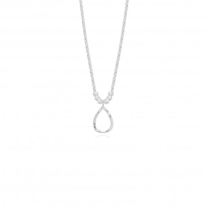 Arabella Hammered Teardrop Long Wrap Necklace 4878Joma Jewellery4878