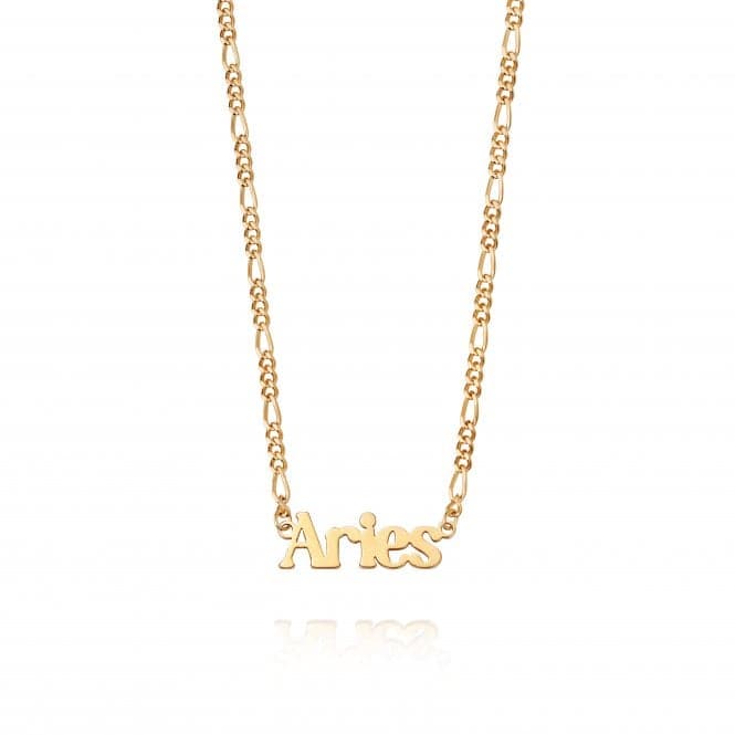 Aries Zodiac 18ct Gold Plated Necklace ZN01_GPDaisyZN01_GP