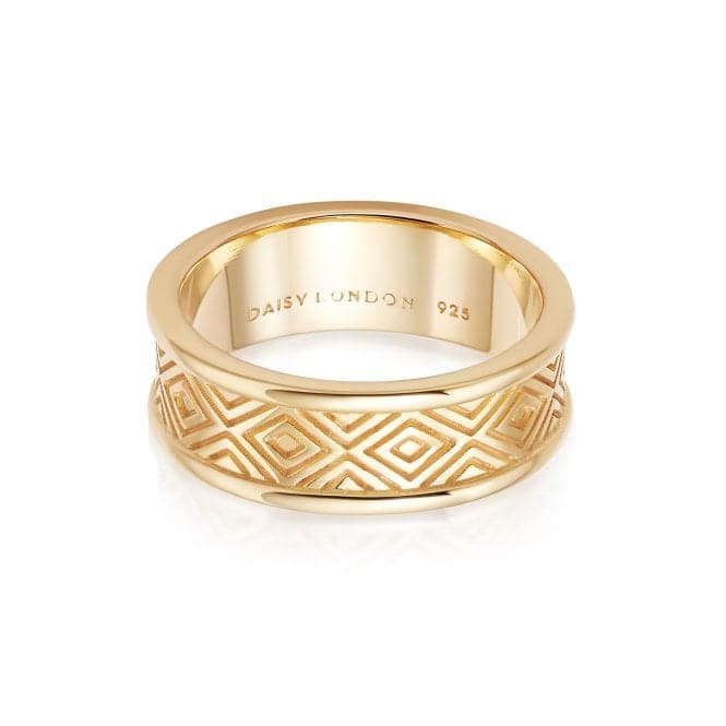 Artisan Chunky 18ct Gold Plated Ring NR01_GPDaisyNR01_GP_L