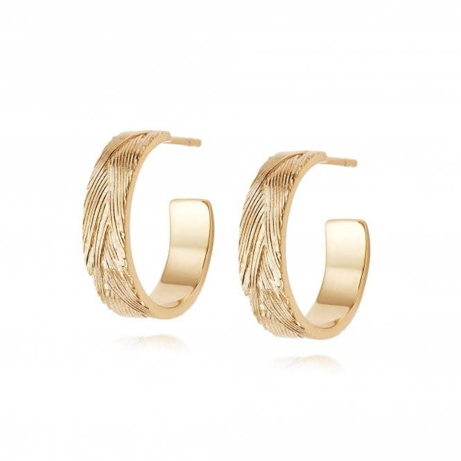 Artisan Woven Hoop 18ct Gold Plated Earrings NE06_GPDaisyNE06_GP