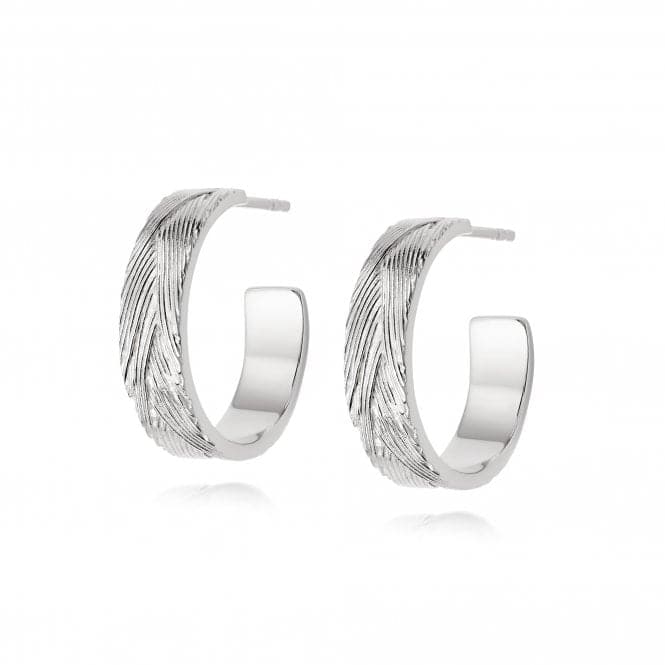 Artisan Woven Hoop Sterling Silver Earrings NE06_SLVDaisyNE06_SLV