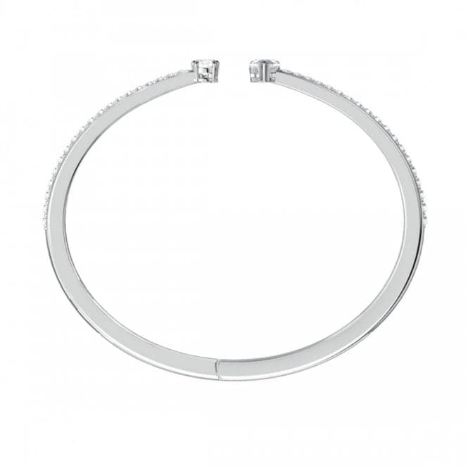 Attract White Rhodium Plated Cuff BangleSwarovski5572667